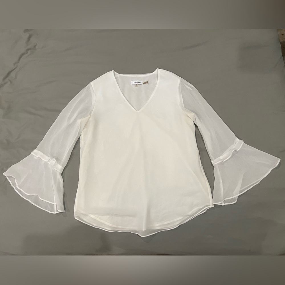Calvin Klein White Long Sleeve